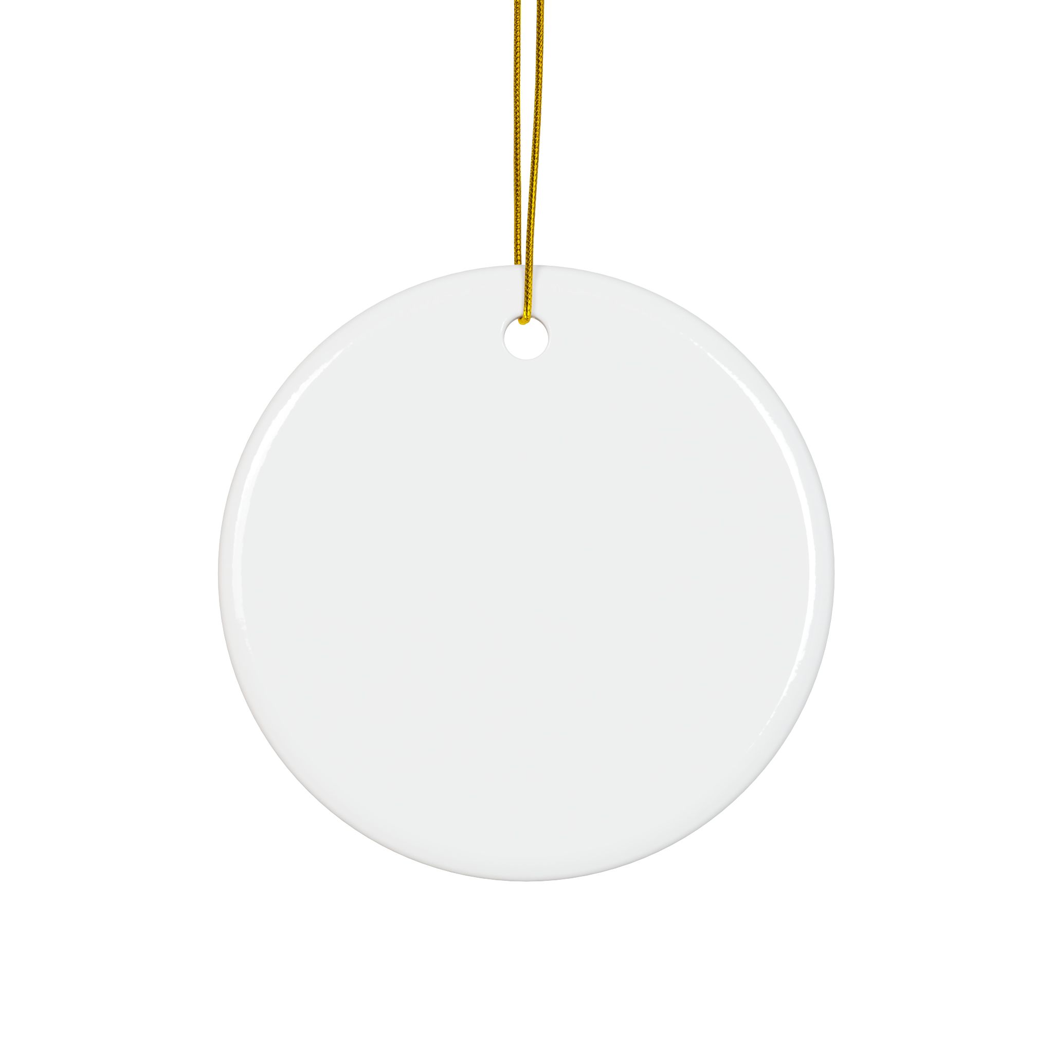 Human-N-Loop Ceramic Ornaments, 2-Sided – Snow Buddy - Image 2