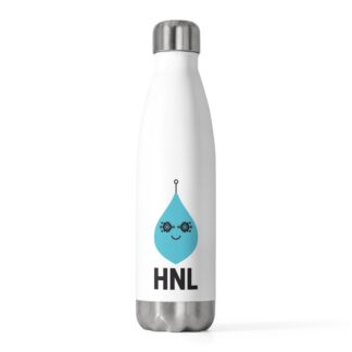 Human-N-Loop Water Bottle – Robot Droplet Face