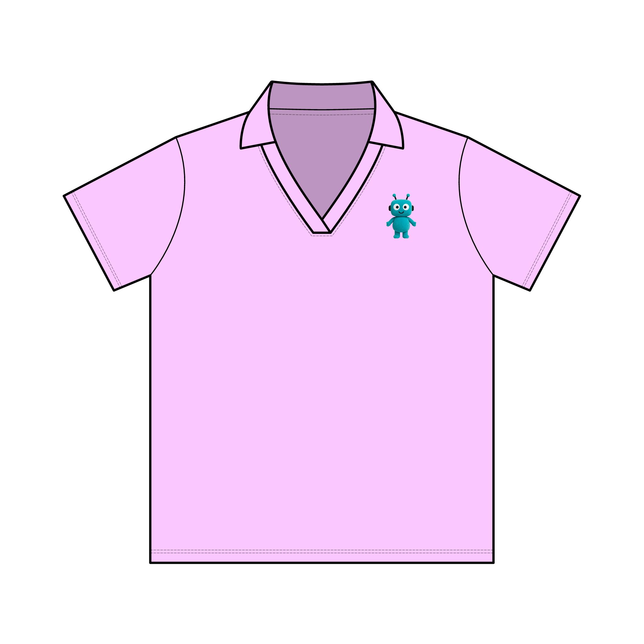 Human-N-Loop Women's Resolve CVC Performance Polo – Teal Bot - Image 49