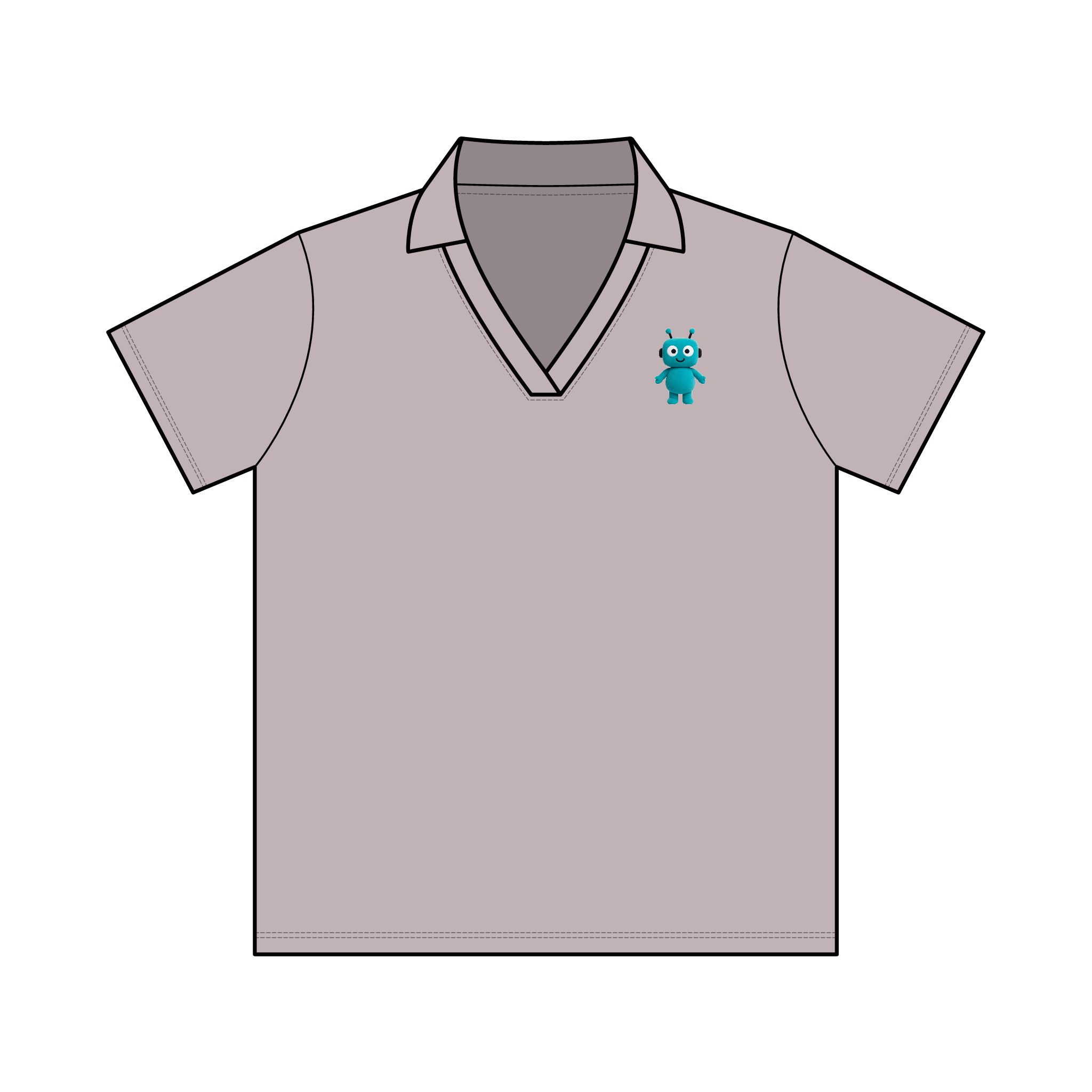 Human-N-Loop Women's Resolve CVC Performance Polo – Teal Bot - Image 53