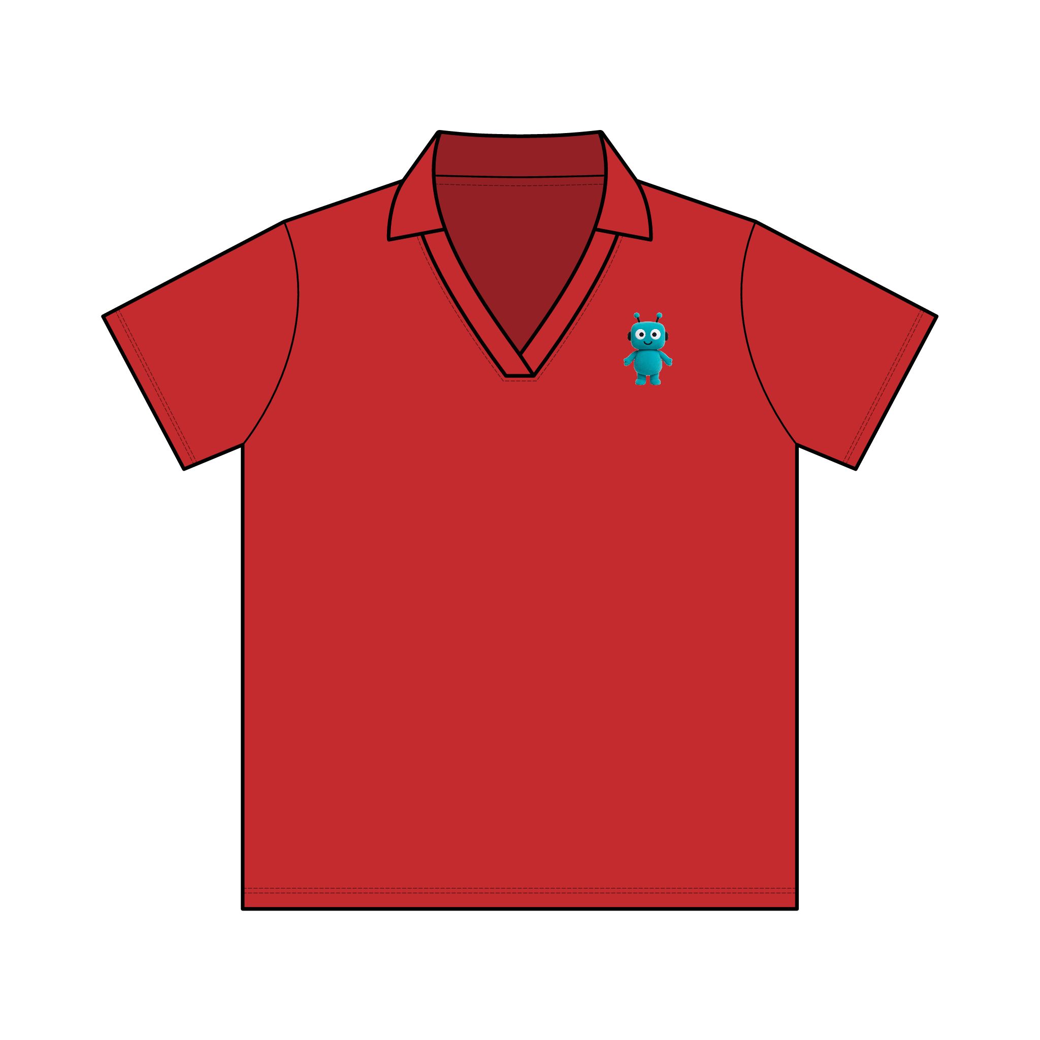 Human-N-Loop Women's Resolve CVC Performance Polo – Teal Bot - Image 57