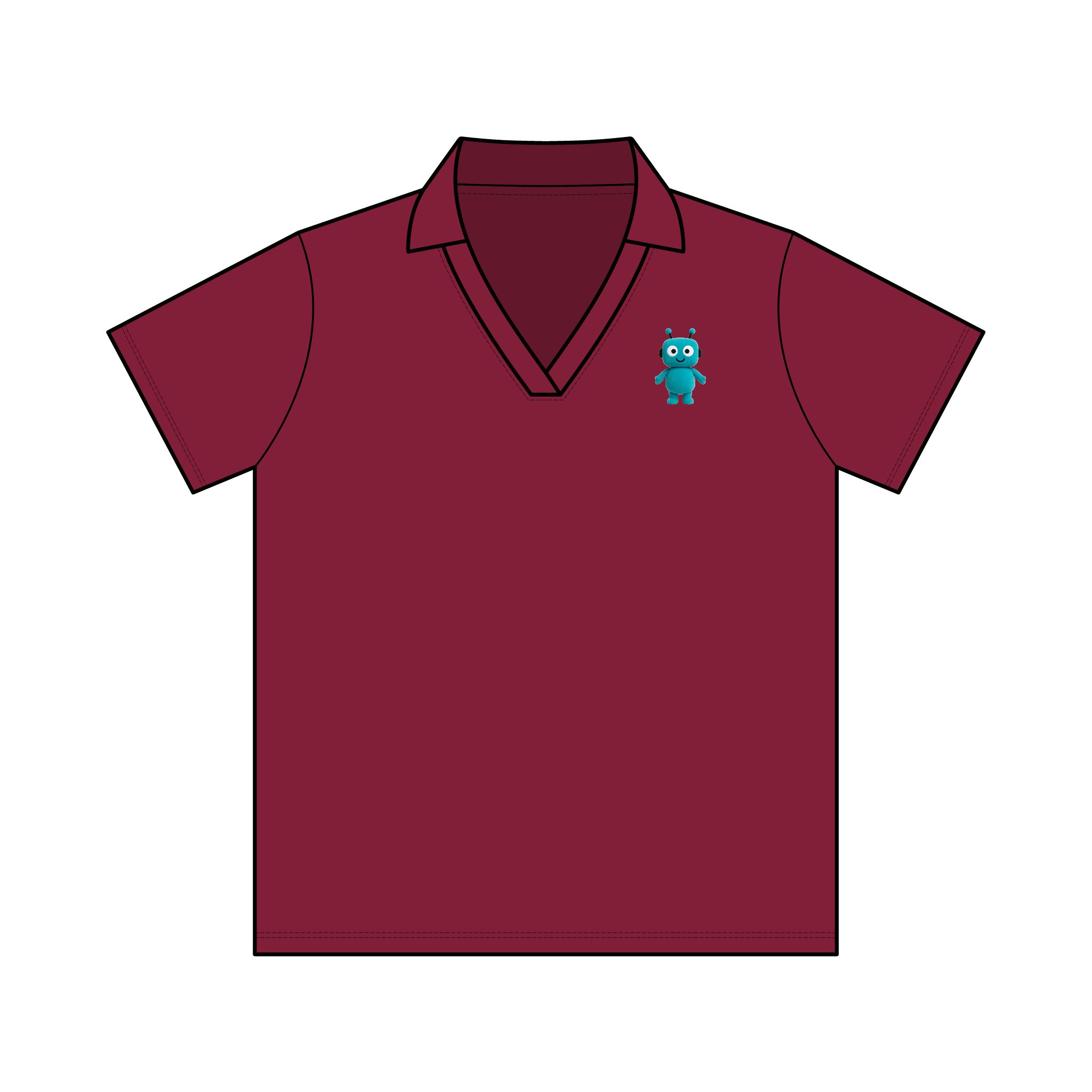 Human-N-Loop Women's Resolve CVC Performance Polo – Teal Bot - Image 61