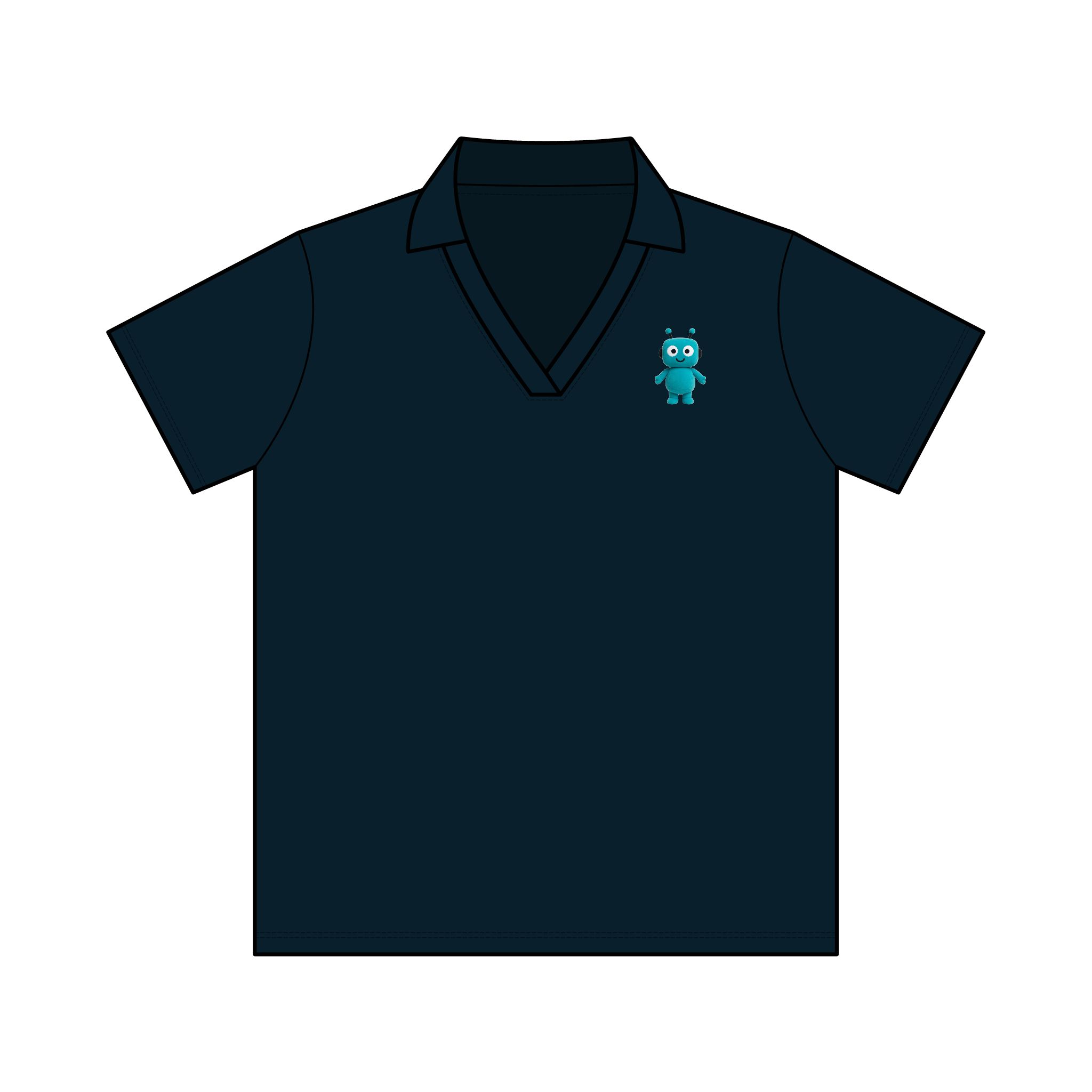 Human-N-Loop Women's Resolve CVC Performance Polo – Teal Bot - Image 33