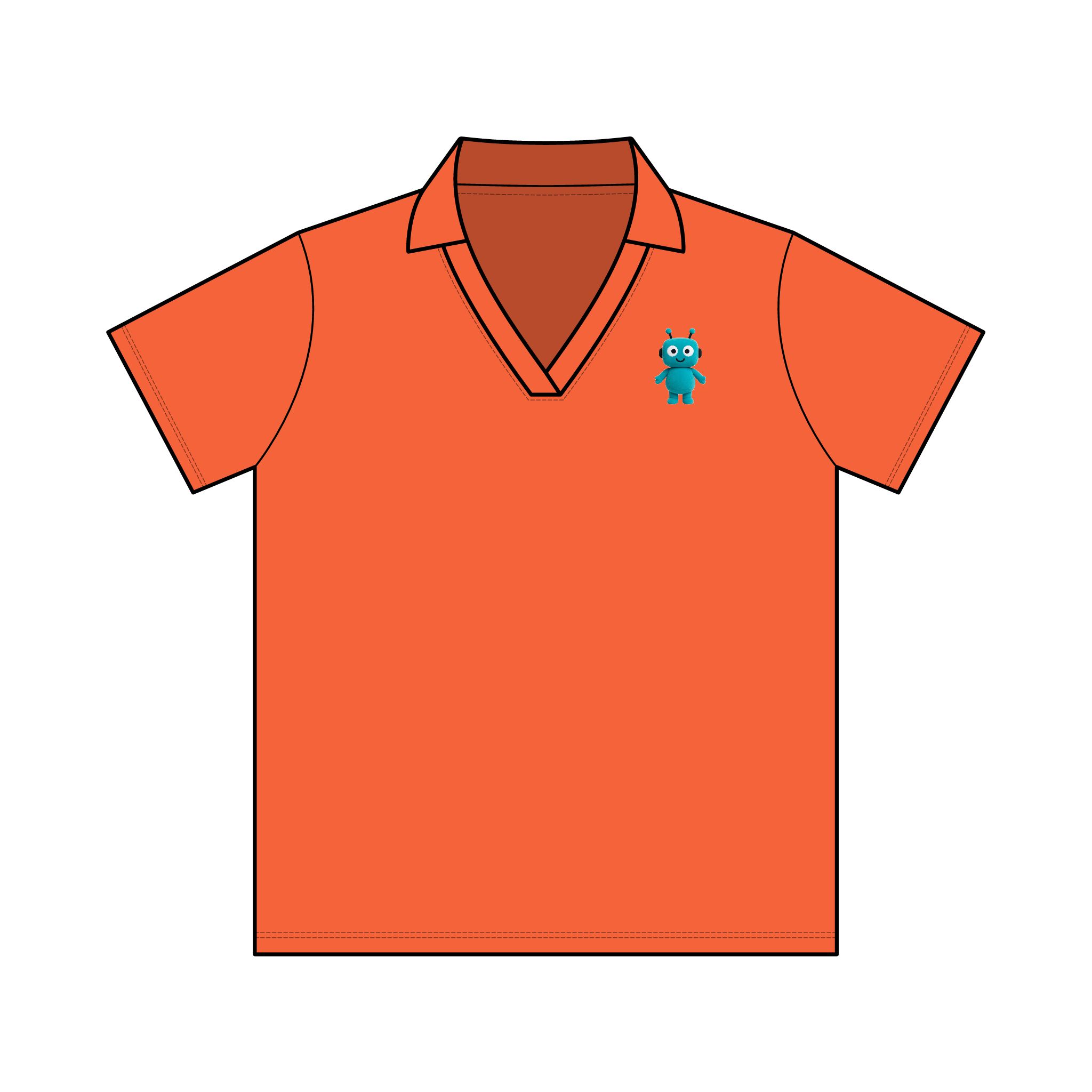 Human-N-Loop Women's Resolve CVC Performance Polo – Teal Bot