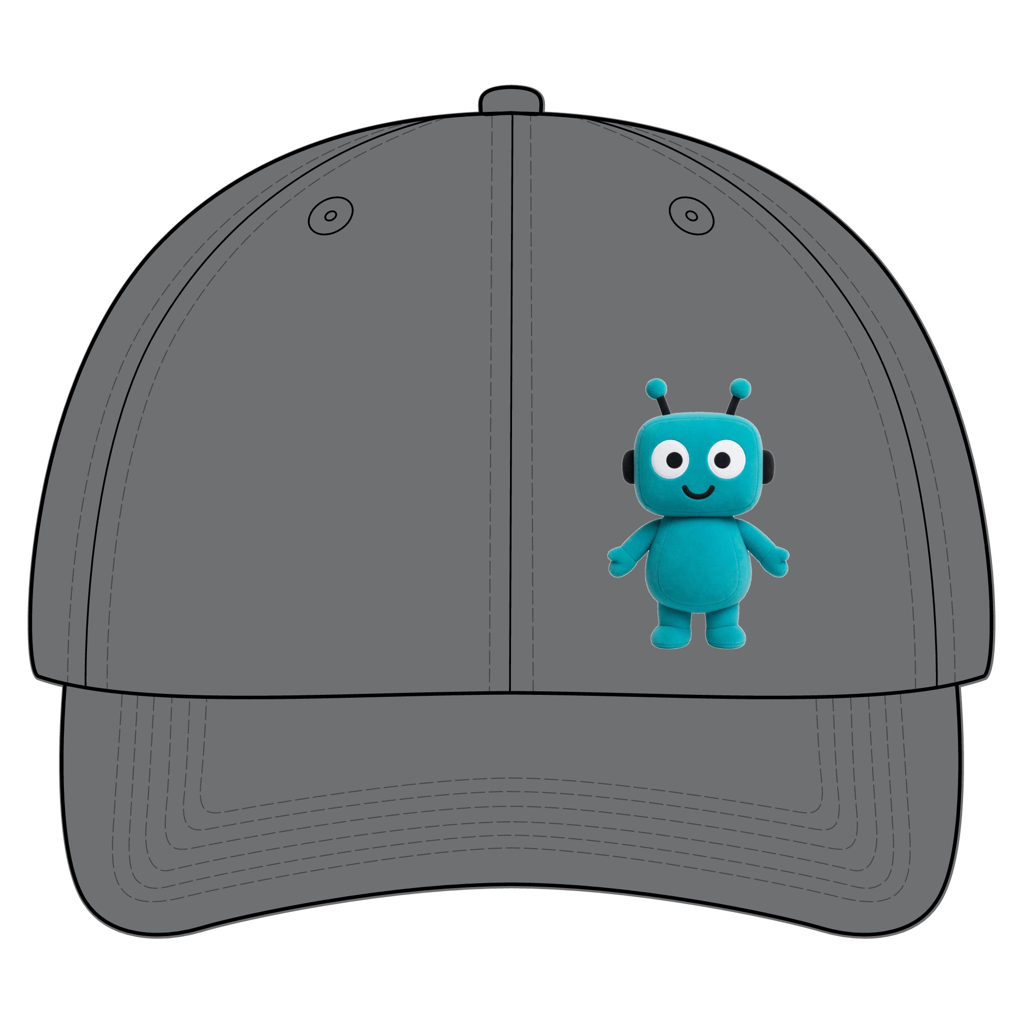 Human-N-Loop Camouflage Cap – Teal Bot - Image 7