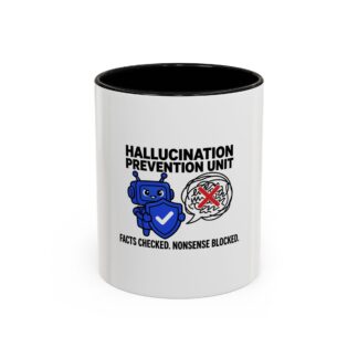 Human-N-Loop Accent Mug – Hallucination Prevention Unit