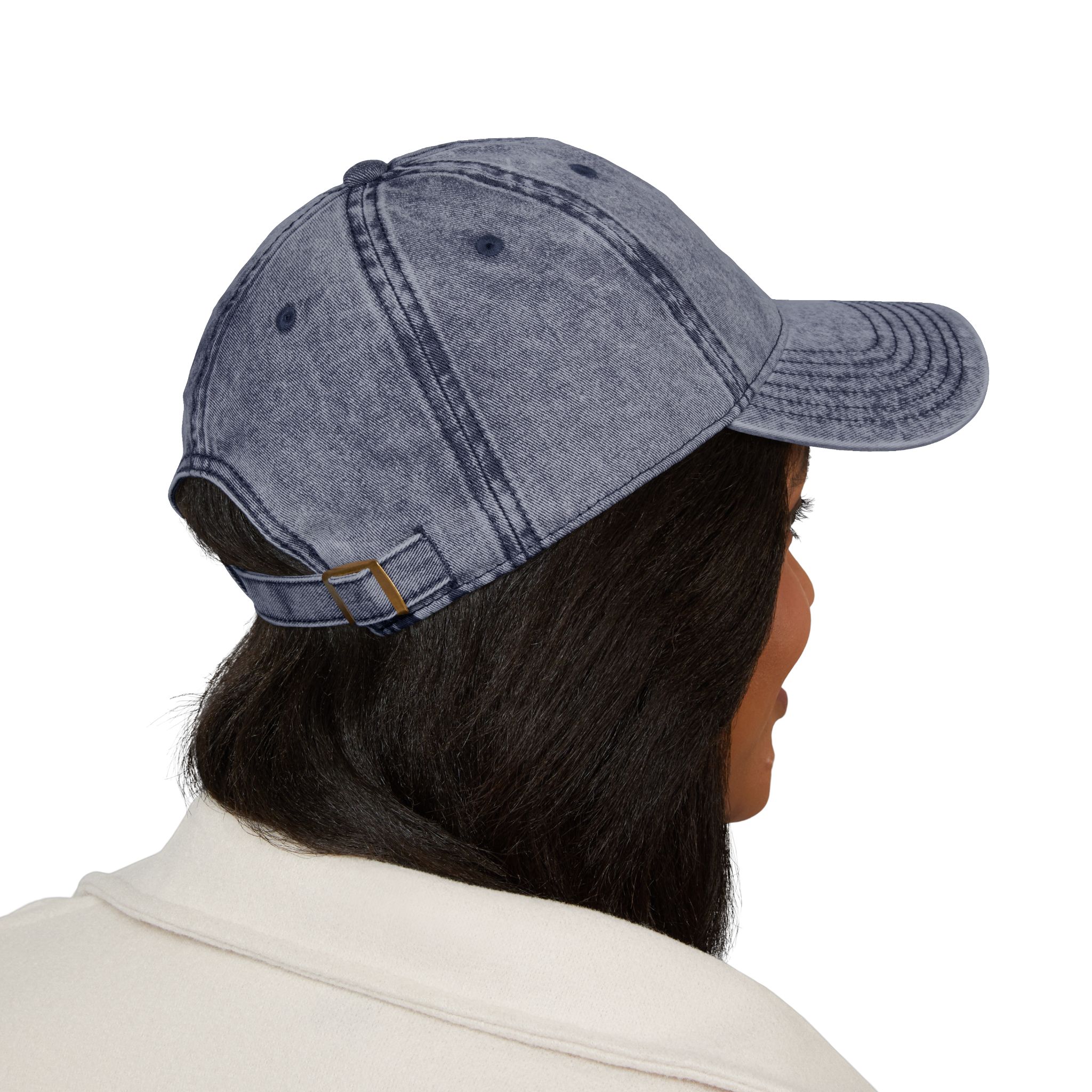 Human-N-Loop Vintage Cap (Embroidery) – Teal Bot - Image 16