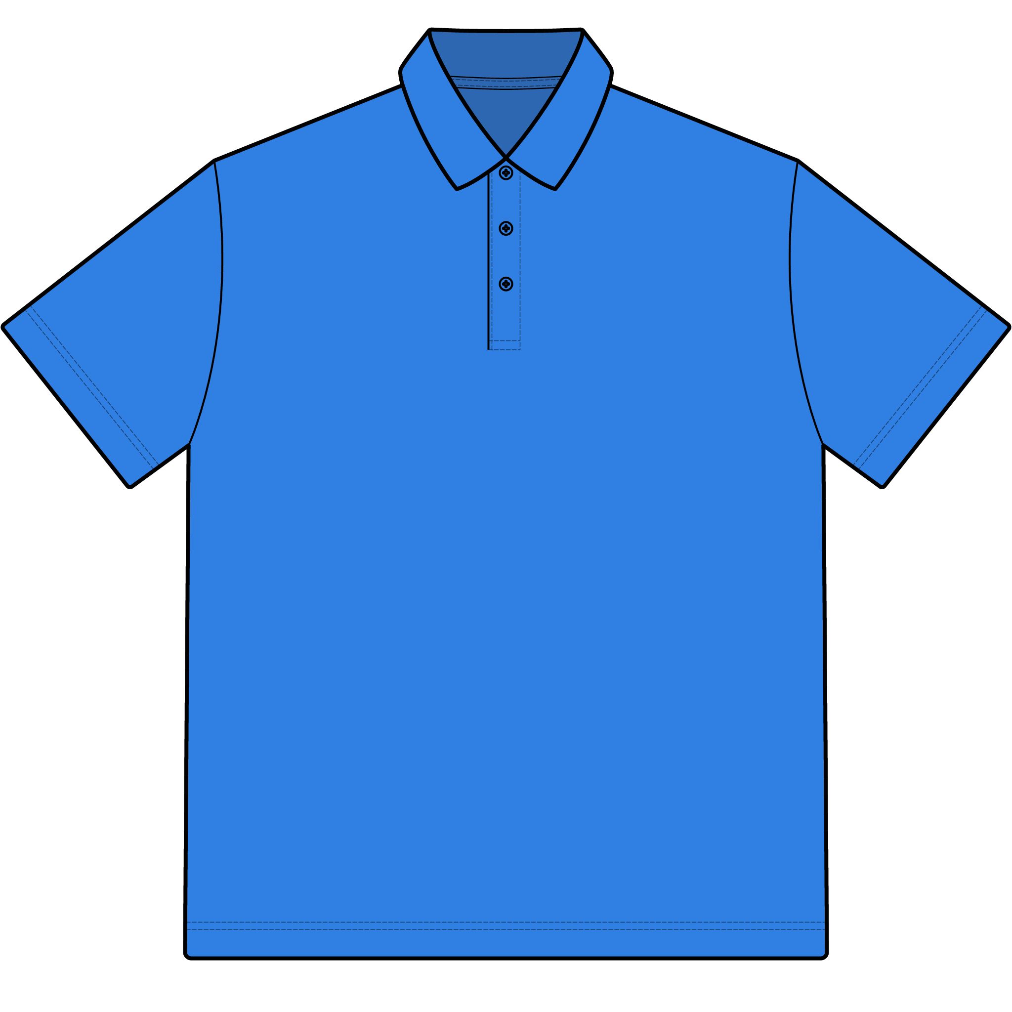 Human-N-Loop Men's Raleigh Stretch Polo – Teal Bot - Image 14