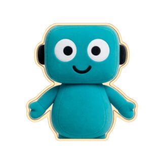Human-N-Loop Metal Pin – Teal Bot