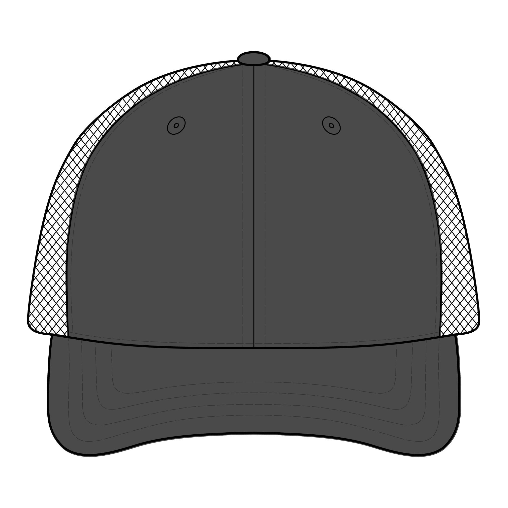 Human-N-Loop Digi Camo Snapback Trucker Cap – Teal Bot - Image 2