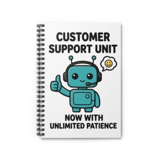 Human-N-Loop Spiral Notebook – Customer Support Unit