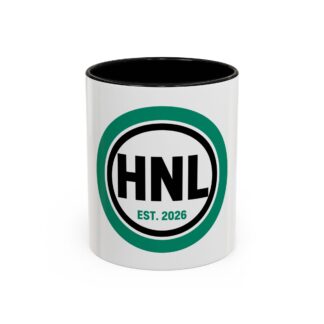 Human-N-Loop Accent Mug – Monogram Badge