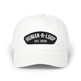 Human-N-Loop Dad Cap – Text Arched
