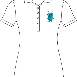 Human-N-Loop Women's Claire Tech Polo – Teal Bot