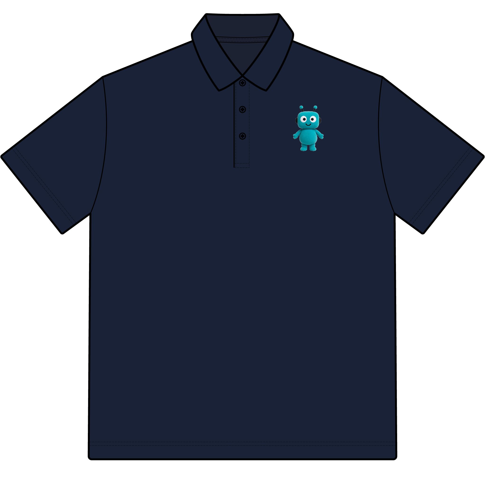 Human-N-Loop Men's Raleigh Stretch Polo – Teal Bot - Image 17