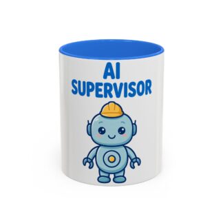 Human-N-Loop Colorful Ceramic Mug – AI Supervisor