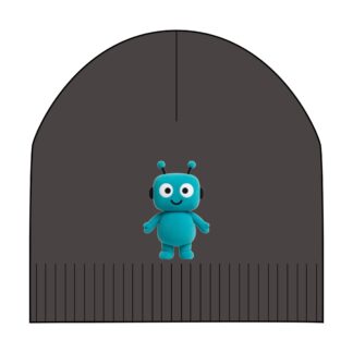 Human-N-Loop 100% Cotton Beanie – Teal Bot