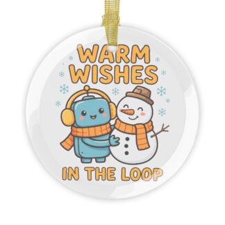 Human-N-Loop Glass Ornament – Snow Buddy