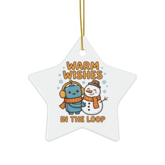 Human-N-Loop Ceramic Ornament, 4 Shapes – Snow Buddy