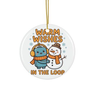 Human-N-Loop Ceramic Ornaments, 2-Sided – Snow Buddy