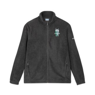 Human-N-Loop Unisex Columbia Fleece Jacket – Teal Bot