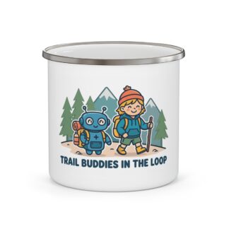 Human-N-Loop Enamel Camp Mug – Trail Buddies