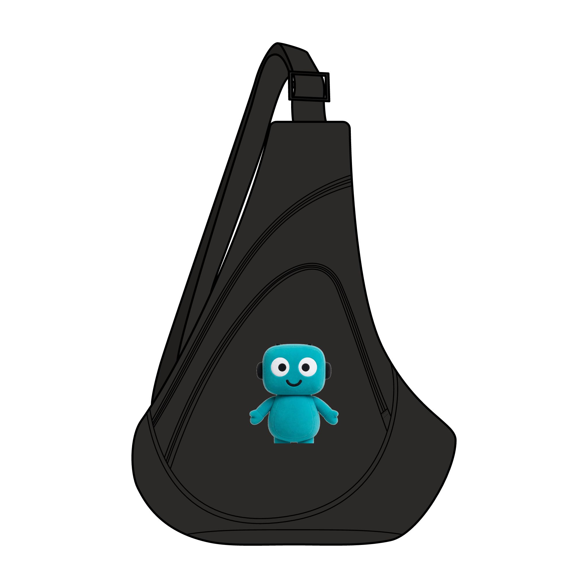 Human-N-Loop Honeycomb Sling Pack – Teal Bot