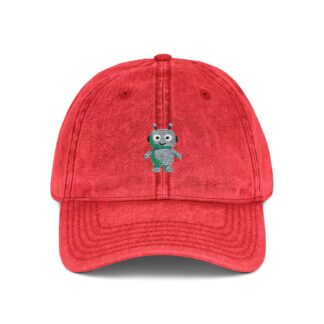 Human-N-Loop Vintage Cap (Embroidery) – Teal Bot