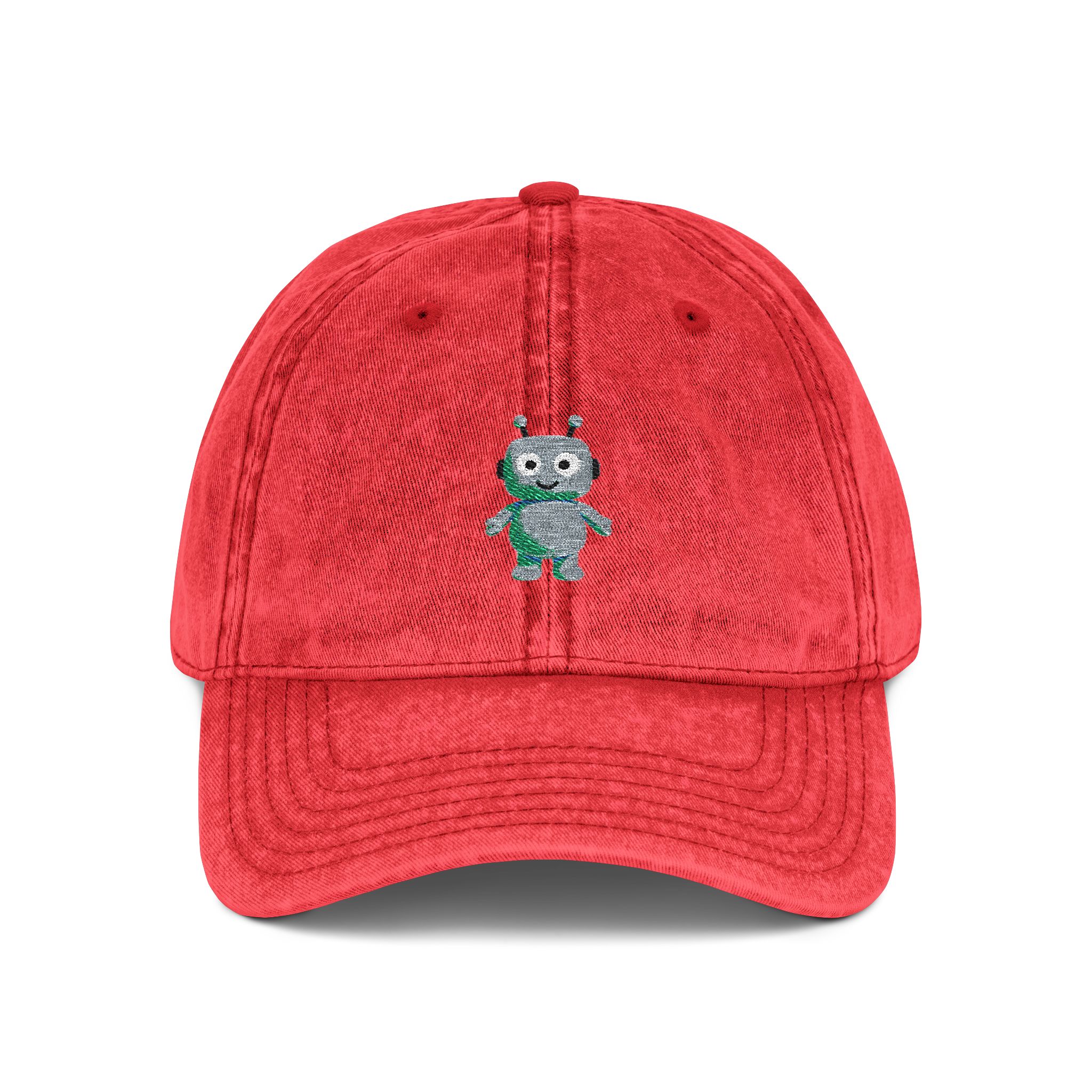 Human-N-Loop Vintage Cap (Embroidery) – Teal Bot