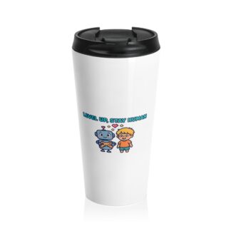 Human-N-Loop Travel Mug – Level Up, Human